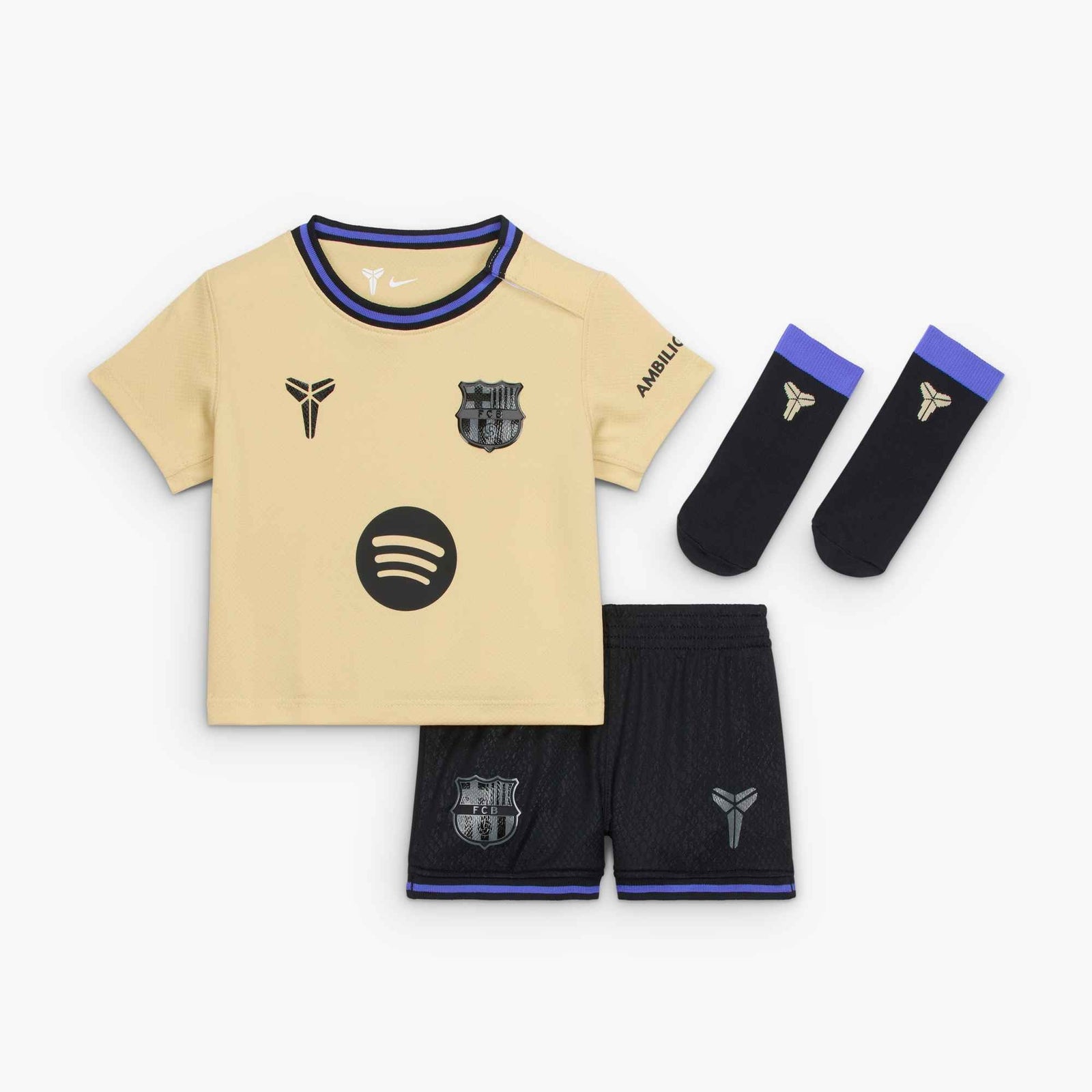 Nike FC Barcelona 2025/26 Away Baby/Toddler Kobe Kit - HJ5646-784-NIKE by Nike | Available at Niky's Sports