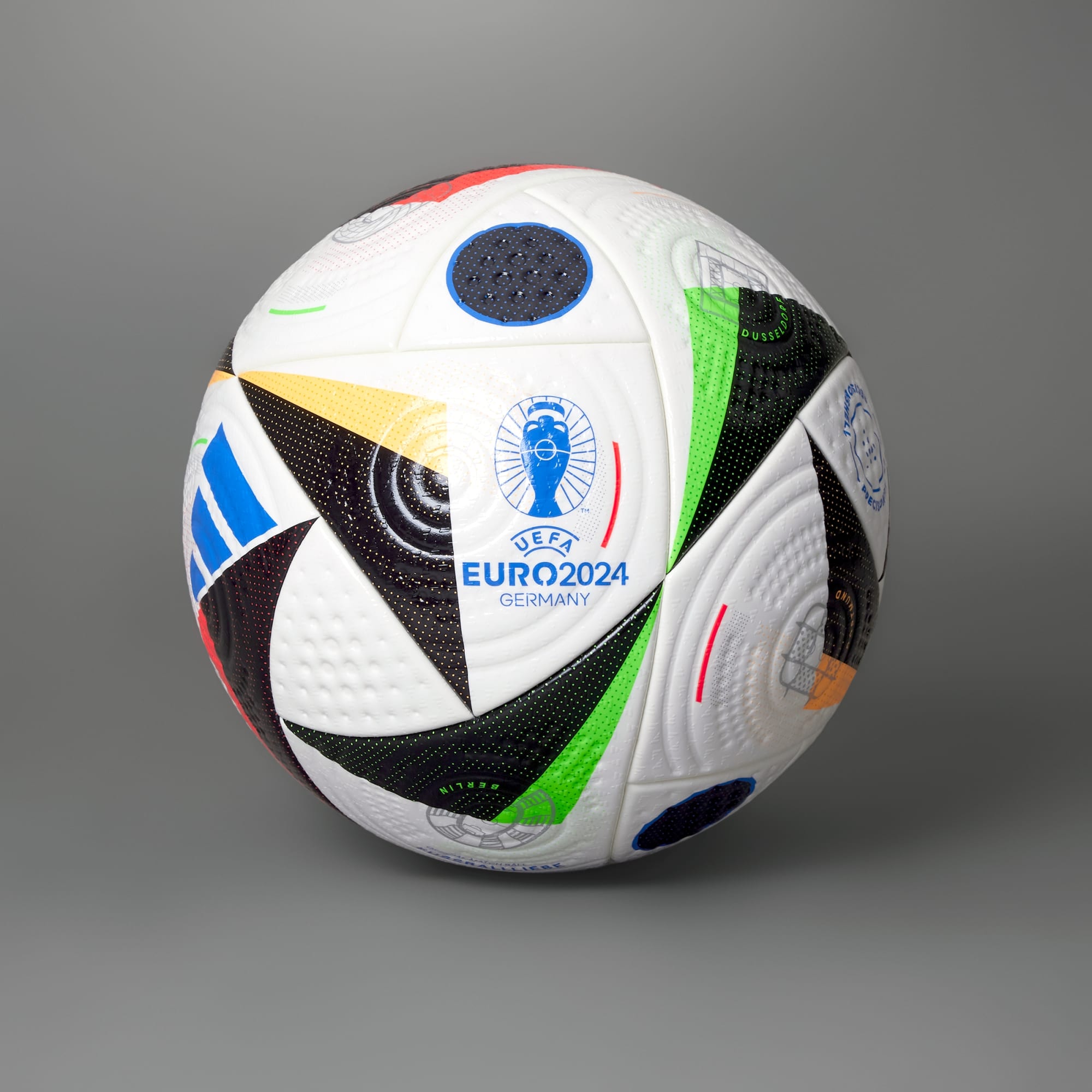 Precision Nueno Pallone Da Calcio FIFA Quality Pro – 8 Pannelli Ibrido PU Per Terreni Umidi, Taglia 5 - 2