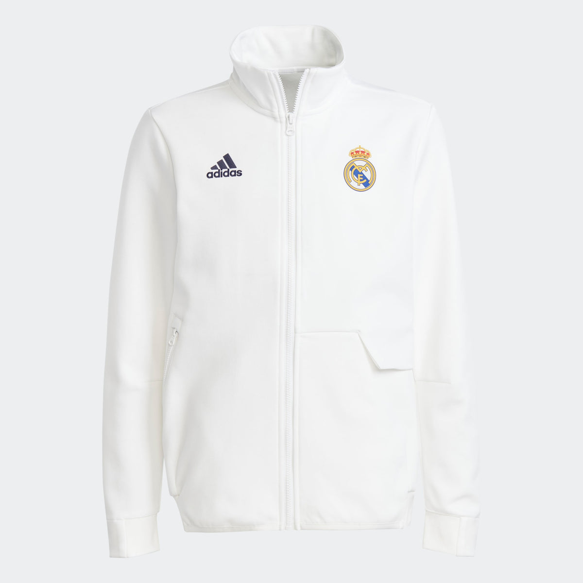 adidas REAL MADRID KIDS ANTHEM JACKET - HY0636-ADIDAS by adidas | Available at Niky's Sports