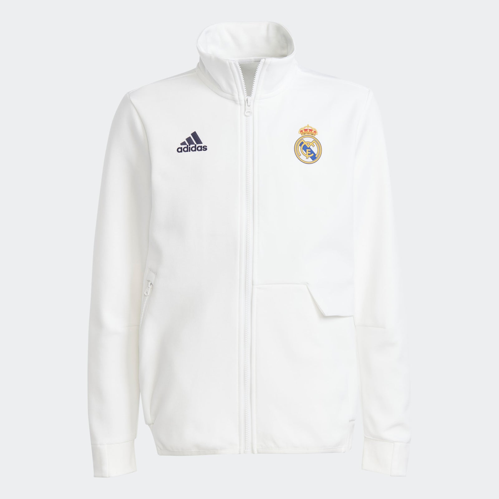 adidas REAL MADRID KIDS ANTHEM JACKET - HY0636-ADIDAS by adidas | Available at Niky's Sports