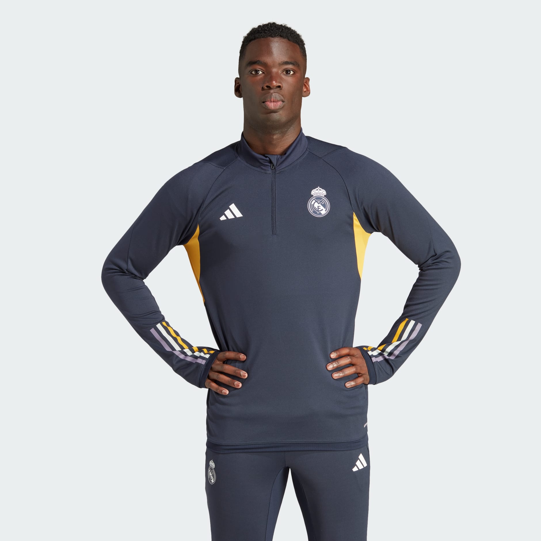 top gear madrid adidas REAL MADRID TIRO 23 MEN'S TRAINING TOP