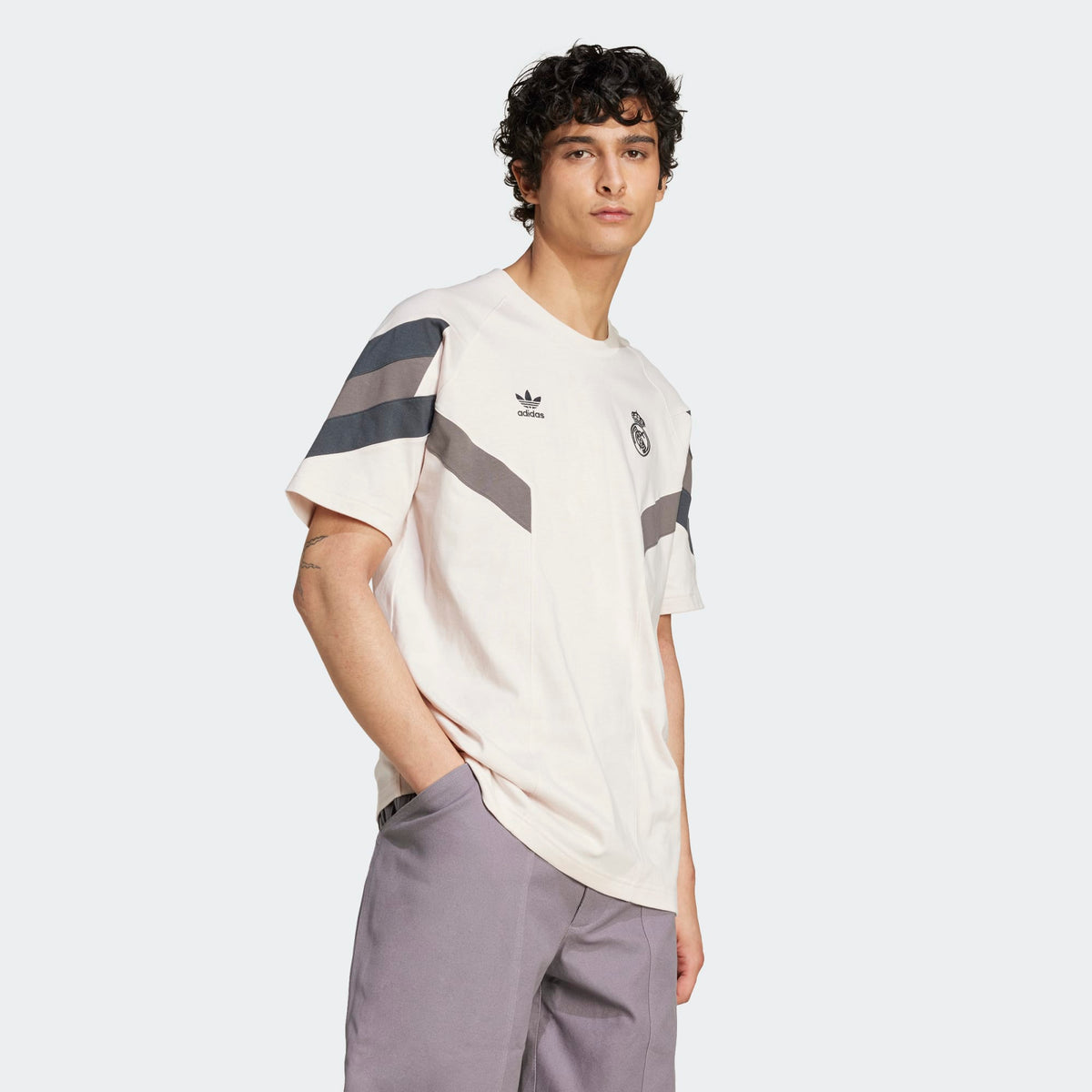 Adidas Men's Real Madrid Originals Trefoil Tee - IM7467-ADIDAS by adidas | Available at Niky's Sports
