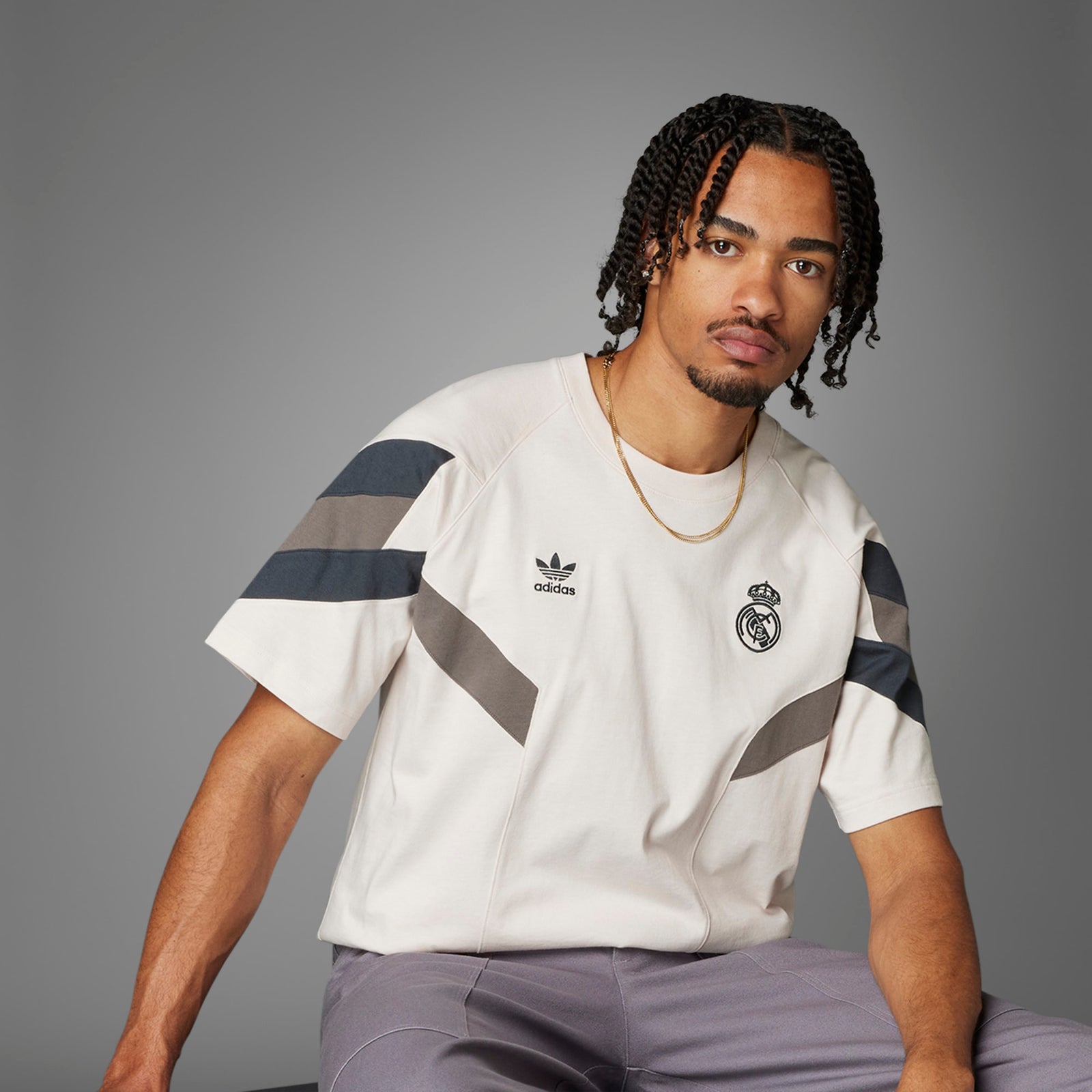 Adidas Men's Real Madrid Originals Trefoil Tee - IM7467-ADIDAS by adidas | Available at Niky's Sports