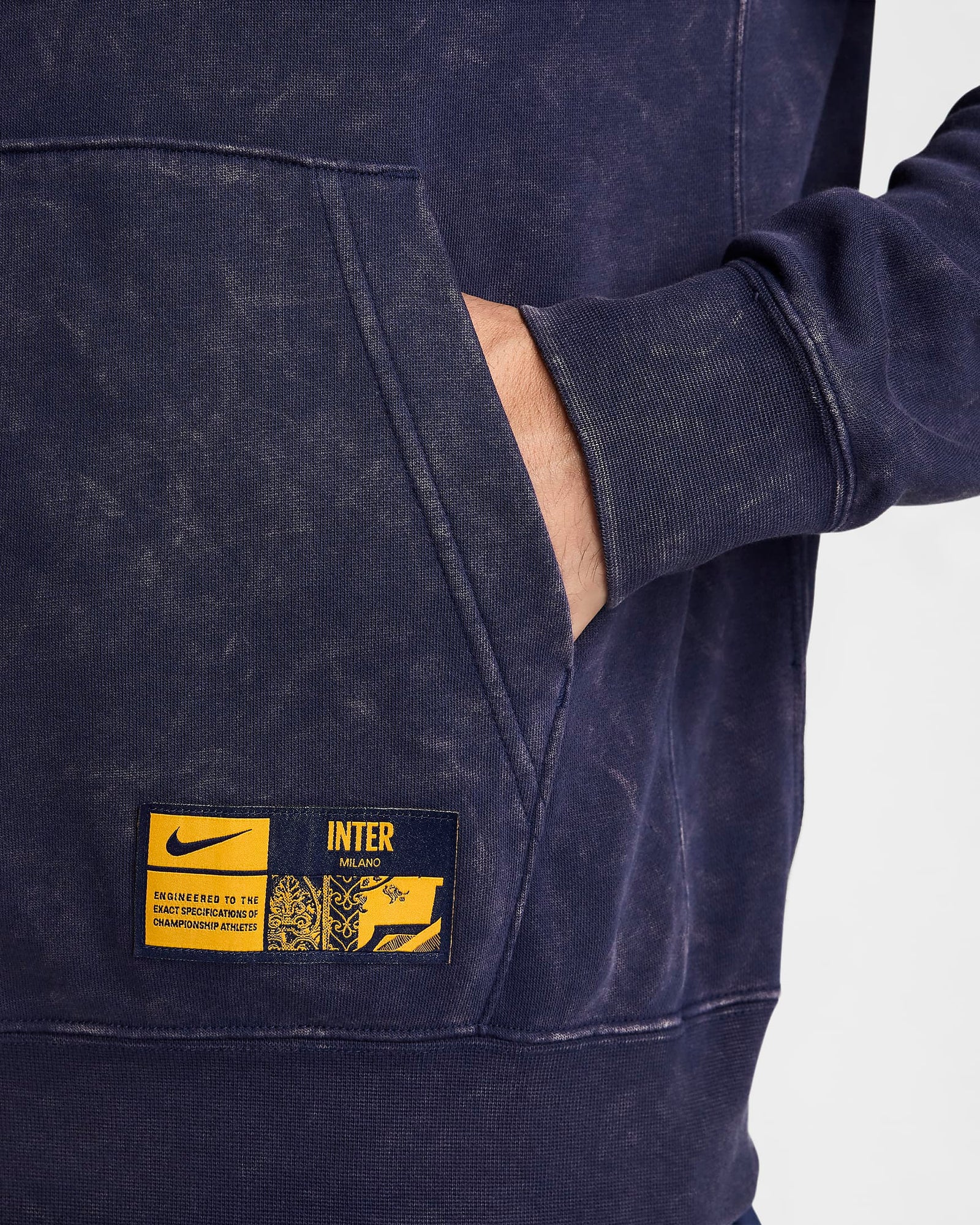 Nike Inter Milan Club Third Men's Soccer French Terry Pullover Hoodie