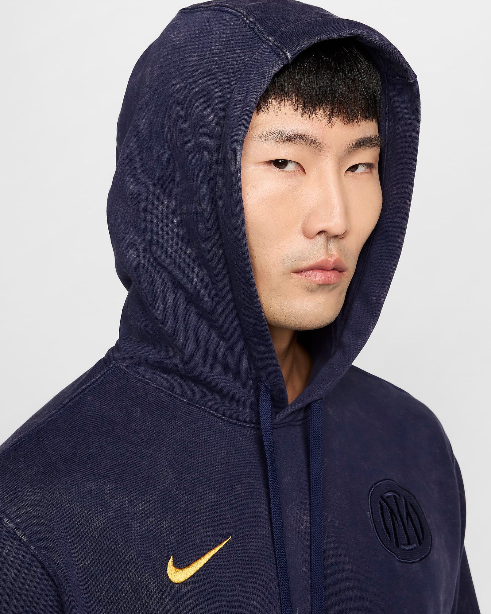 Nike Inter Milan Club Third Men's Soccer French Terry Pullover Hoodie