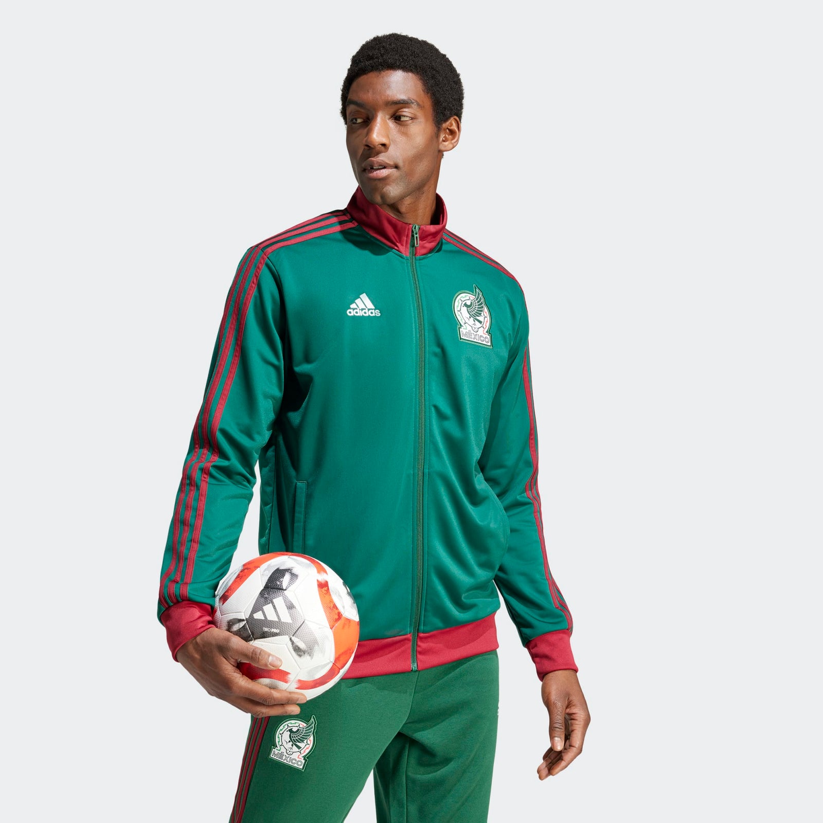adidas Mexico Adicolor 3-Stripe DNA Track Top - IT9683-ADIDAS by adidas | Available at Niky's Sports