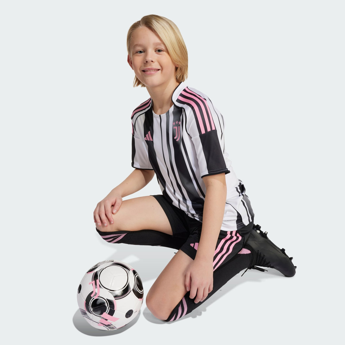 adidas Juventus 25/26 Home Jersey Kids - JN5237-ADIDAS by adidas | Available at Niky's Sports