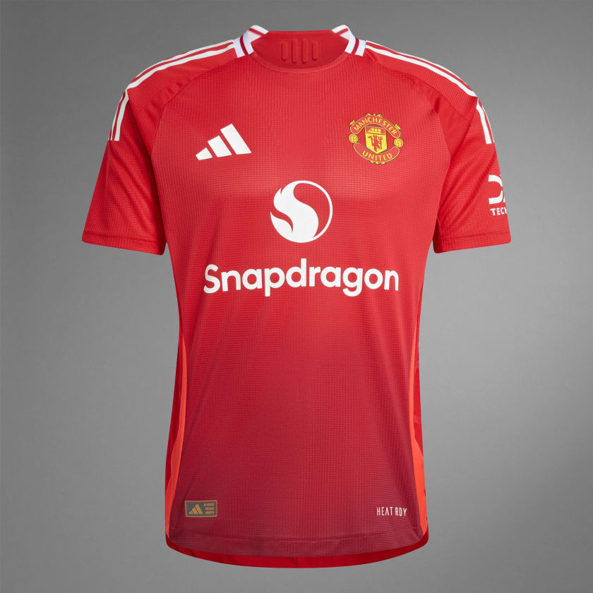 adidas MANCHESTER UNITED 24/25 MEN'S HOME AUTHENTIC JERSEY - JF1291-ADIDAS by adidas | Available at Niky's Sports