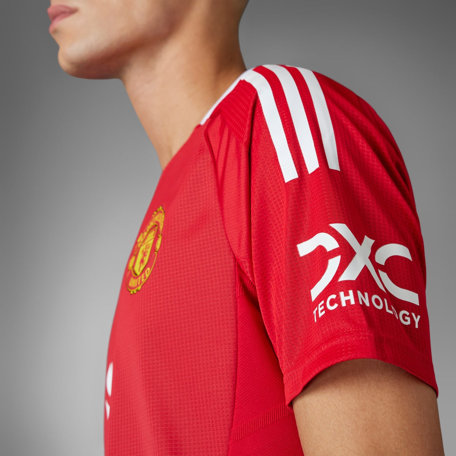 adidas MANCHESTER UNITED 24/25 MEN'S HOME AUTHENTIC JERSEY - JF1291-ADIDAS by adidas | Available at Niky's Sports