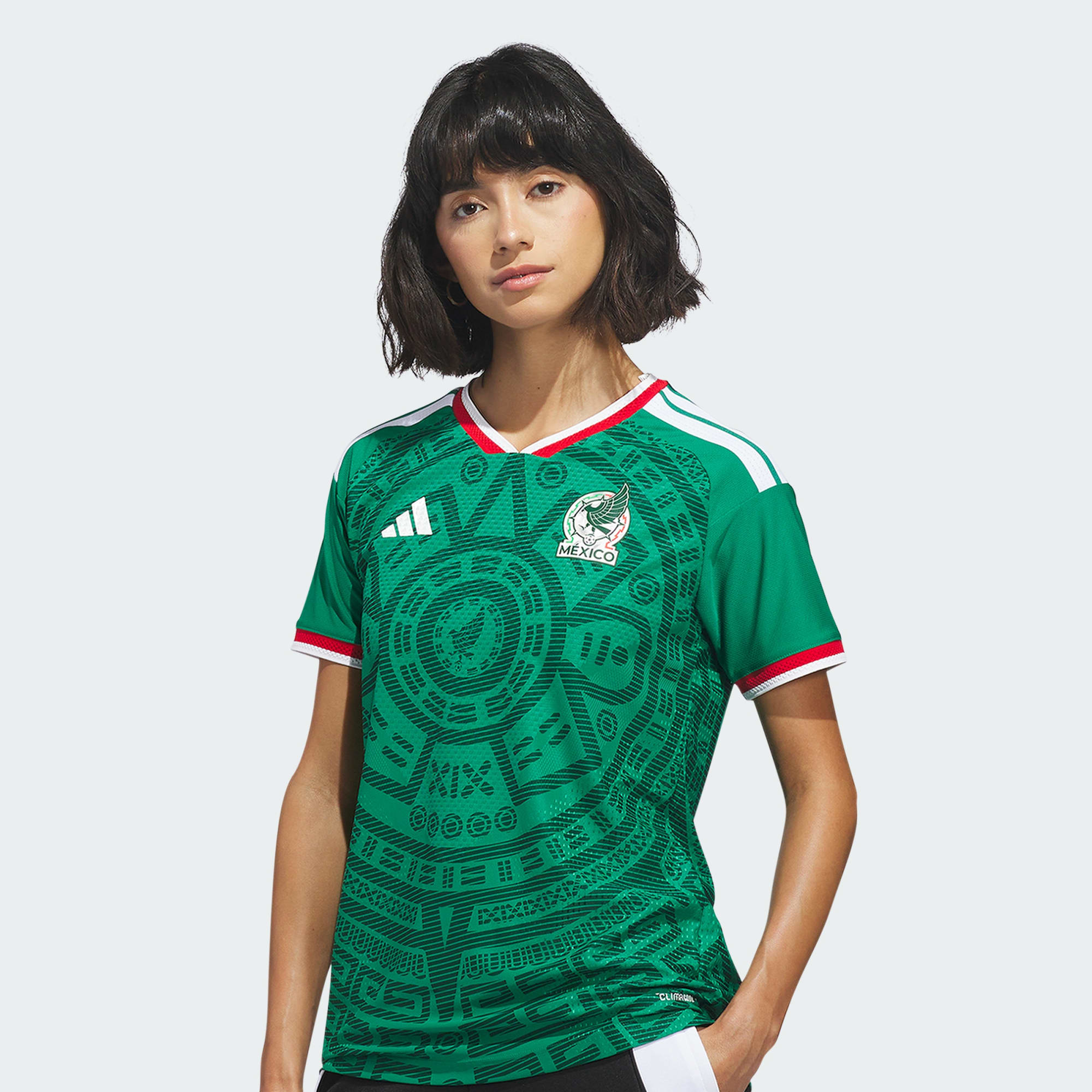adidas Mexico 26 Women's Home Authentic Jersey, XXS