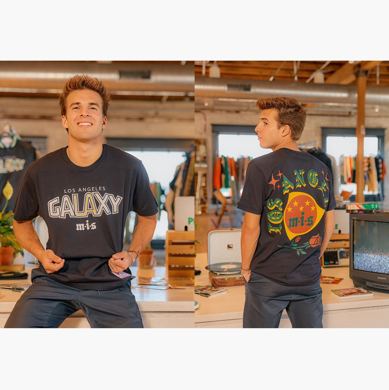 Mitchell and Ness LA Galaxy * MIS Tee