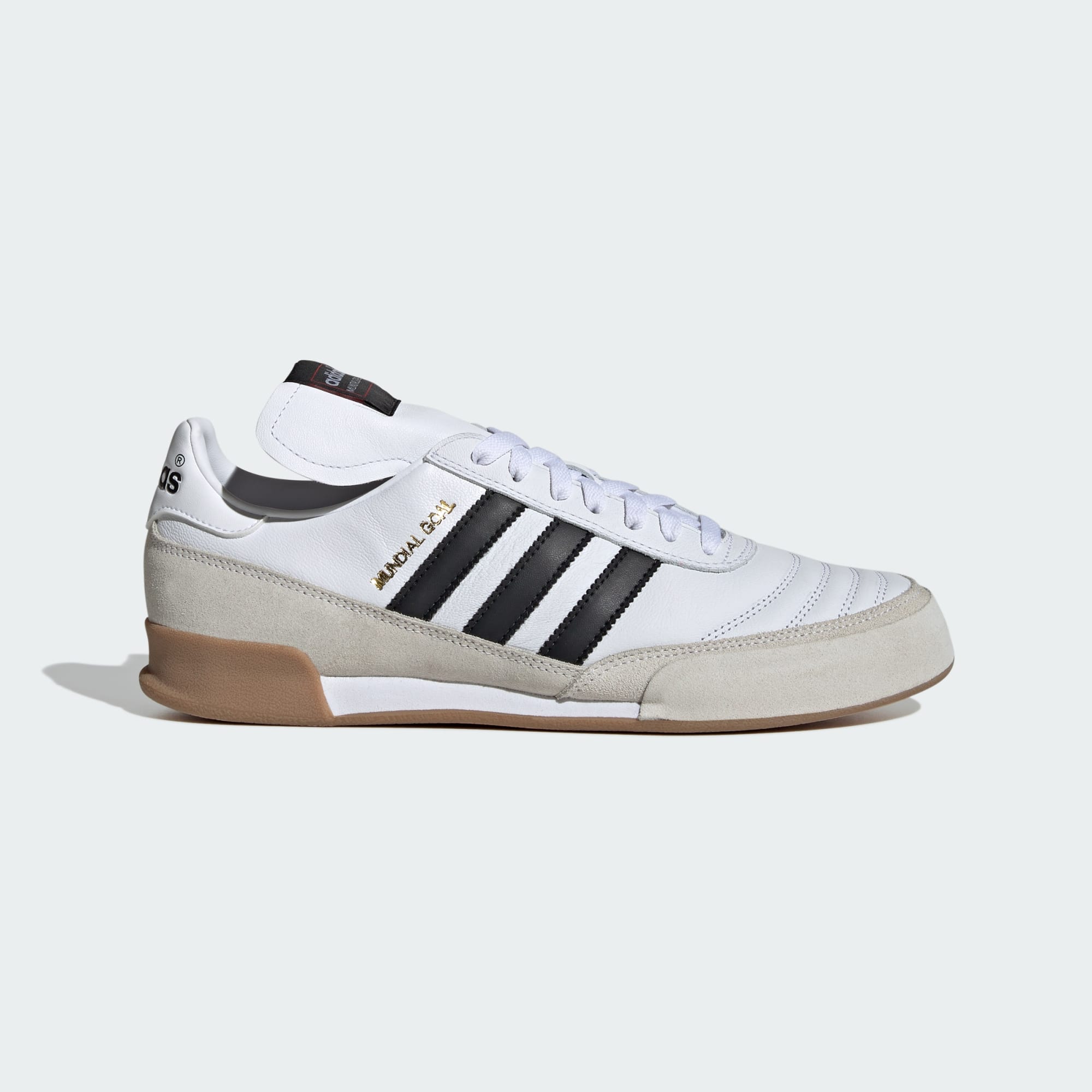 adidas Mundial Goal Indoor Soccer Shoes | adidas soccer | White/Black adidas Mundial Goal Indoor Soccer Shoes | adidas soccer | White/Black