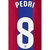 FC Barcelona Pedri Home Name and Number Set 23/24