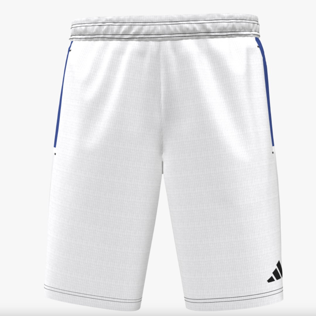 adidas Team 19 Men's Woven Short w/ Pockets - EK4799-WHTBLUE-ADIDAS by adidas | Available at Niky's Sports