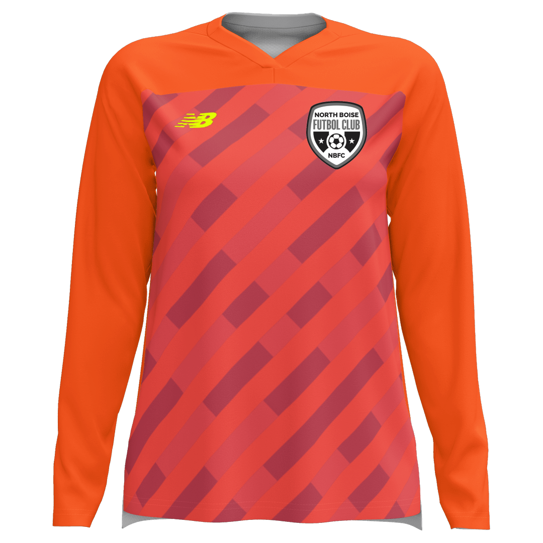 NEW BALANCE NORTH BOISE FC GOALKEEPER JERSEY - ORANGE -  by Niky's Sports | Available at Niky's Sports