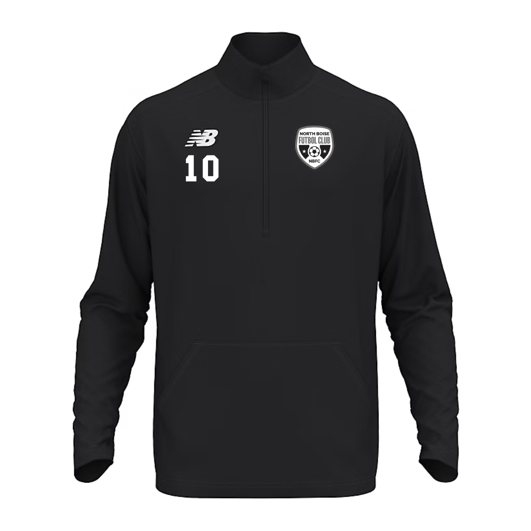 NEW BALANCE NORTH BOISE 1/2 ZIP HOODIE- YOUTH/WOMENS/MENS -  by Niky's Sports | Available at Niky's Sports