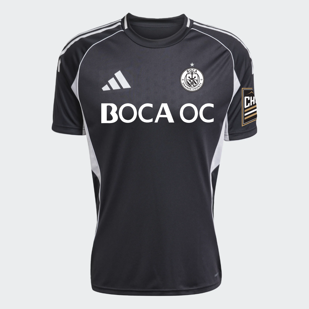 adidas Boca OC Jersey 2025 - Black - BOCAOCHR2623-ADIDAS by adidas | Available at Niky's Sports