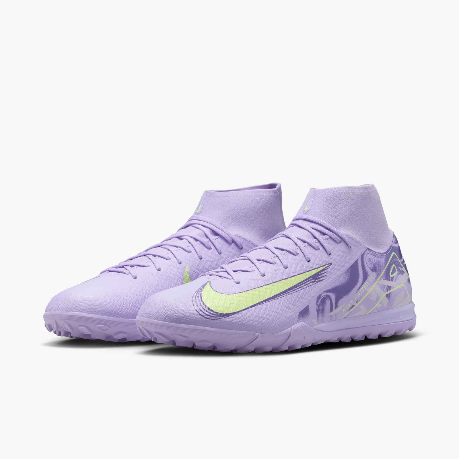 Nike United Mercurial Superfly 10 Academy TF High-Top Soccer Shoes - HF1602-500-NIKE by Nike | Available at Niky's Sports