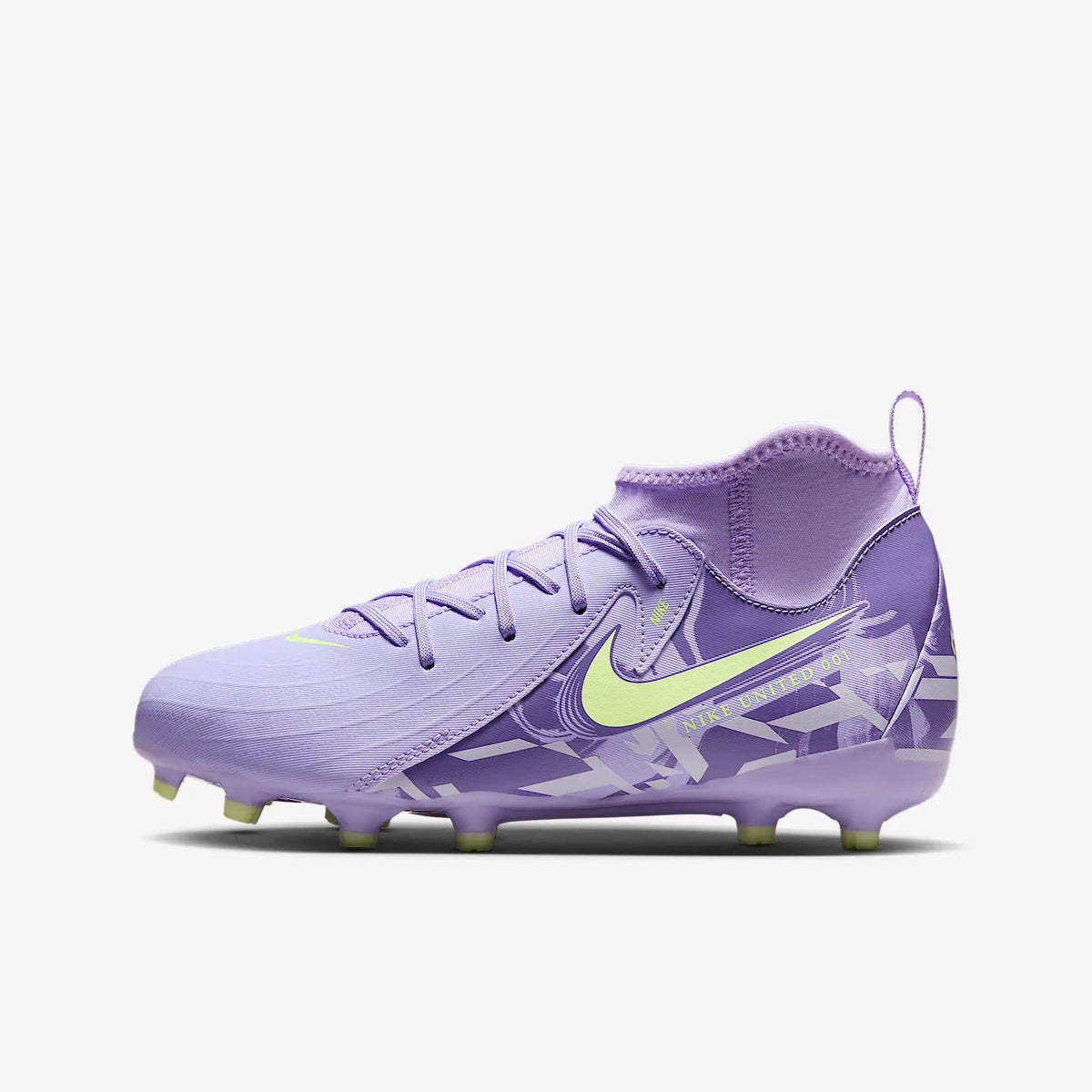 Nike United Jr. Phantom Luna 2 Academy FG Kids' Soccer Cleats – Purple Agate - HF1582-500-NIKE by Nike | Available at Niky's Sports