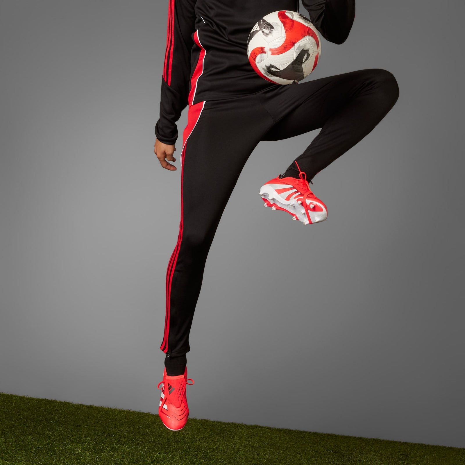adidas Predator League Fold-Over Tongue Firm/Multi-Ground Cleats - ID1319-ADIDAS by adidas | Available at Niky's Sports