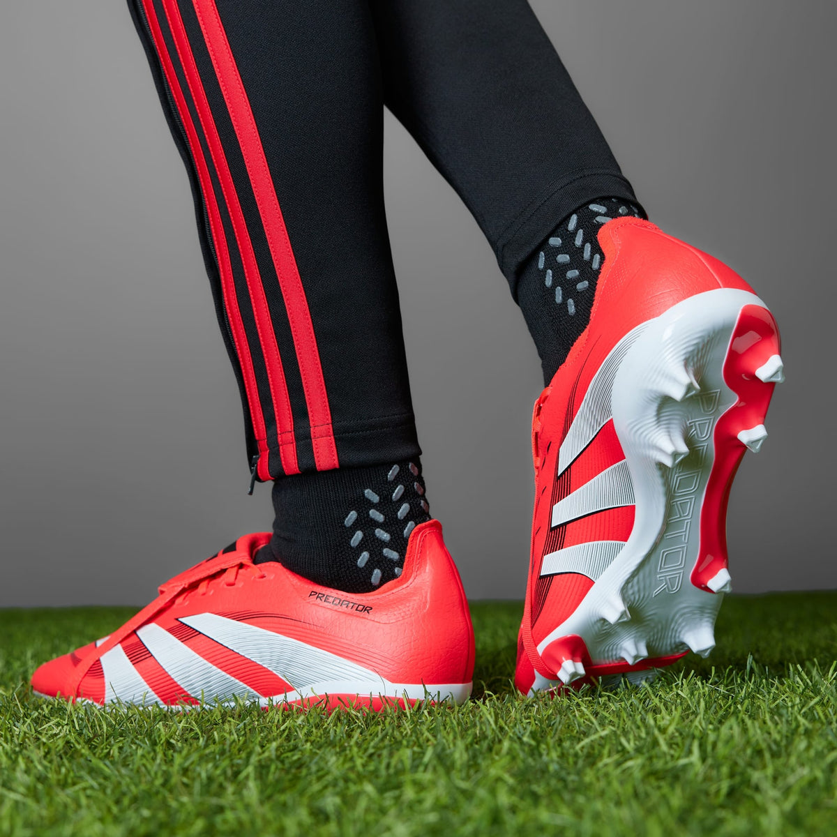 adidas Predator League Fold-Over Tongue Firm/Multi-Ground Cleats - ID1319-ADIDAS by adidas | Available at Niky's Sports
