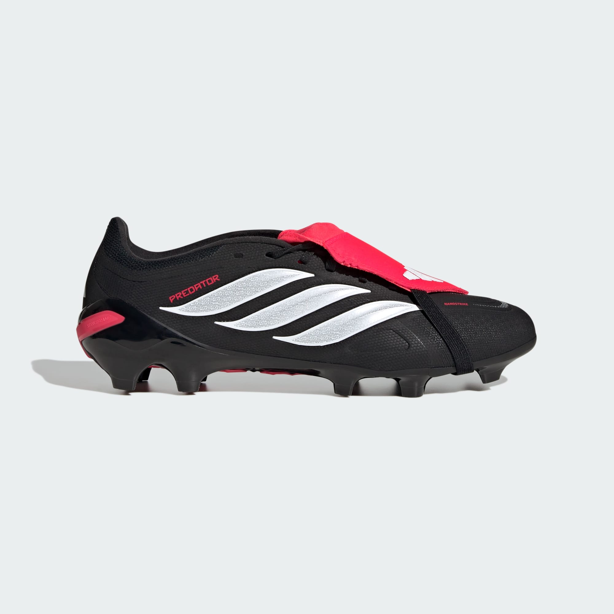 adidas スパイクシューズ ブラック/レッドFG 25.5㎝ adidas PREDATOR LEAGUE Fold-Over Tongue Firm Ground Football Boots