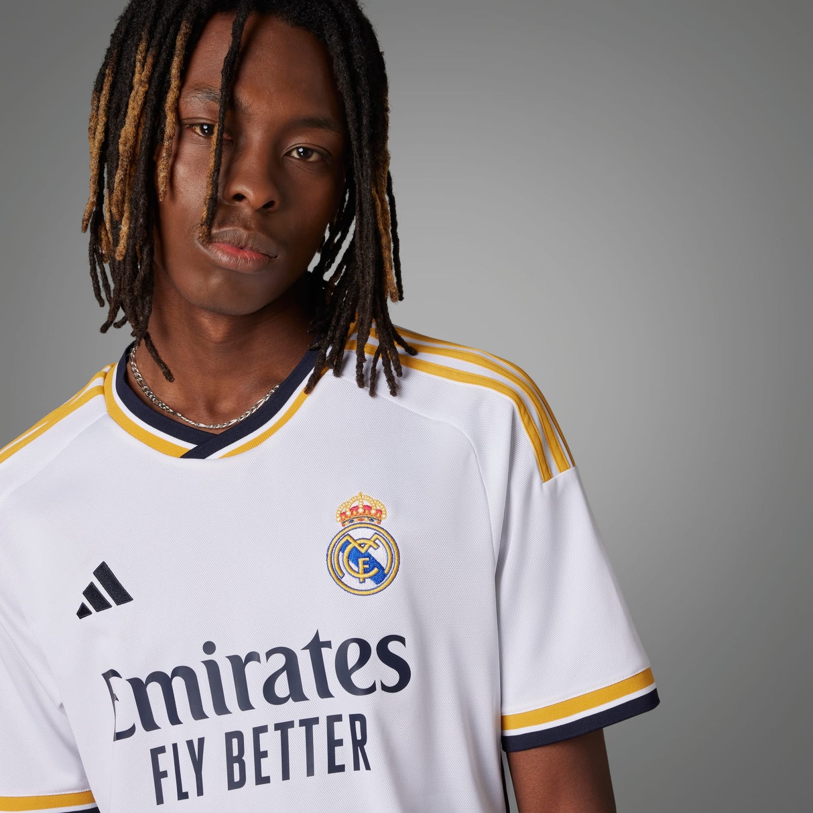 adidas Men's Real Madrid Home Stadium Jersey 2023-24 - HR3796-ADIDAS by adidas | Available at Niky's Sports