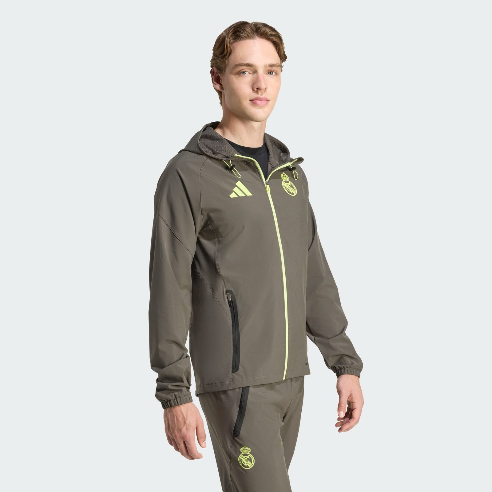 Real Madrid Tiro 25 Competition Vis Tech Travel Jacket - JV5322-ADIDAS by adidas | Available at Niky's Sports