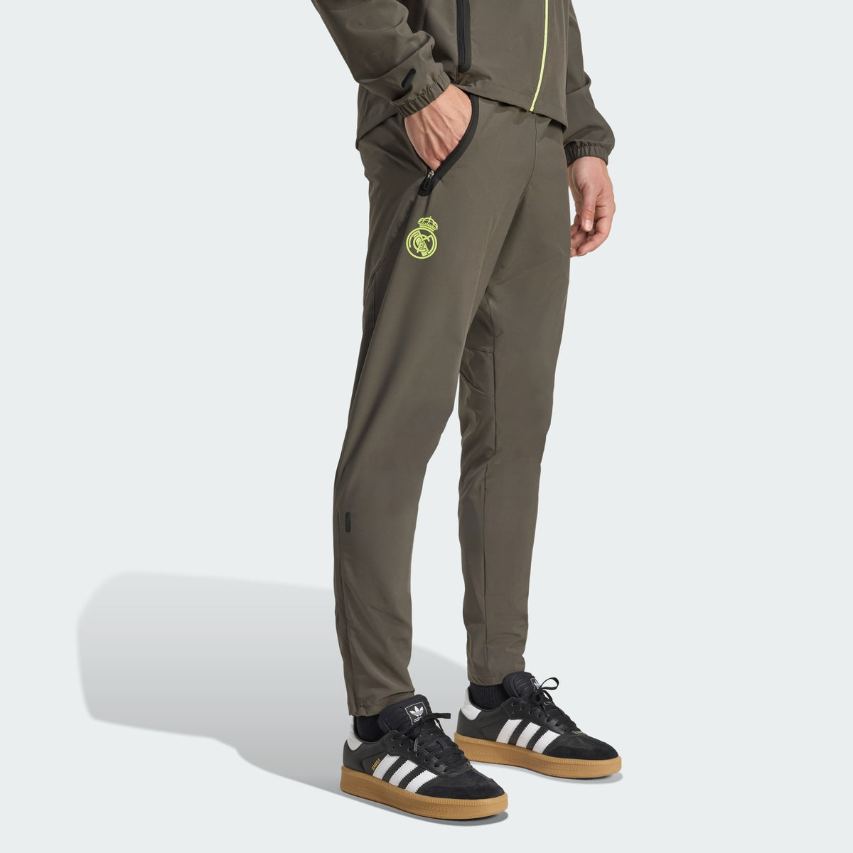adidas Real Madrid Tiro 25 Competition Vis Tech Travel Pants - JV5321-ADIDAS by adidas | Available at Niky's Sports
