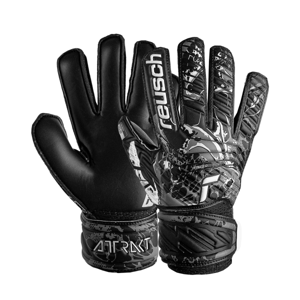 Reusch Attrakt Solid Finger Support Junior Goalkeeper Glove