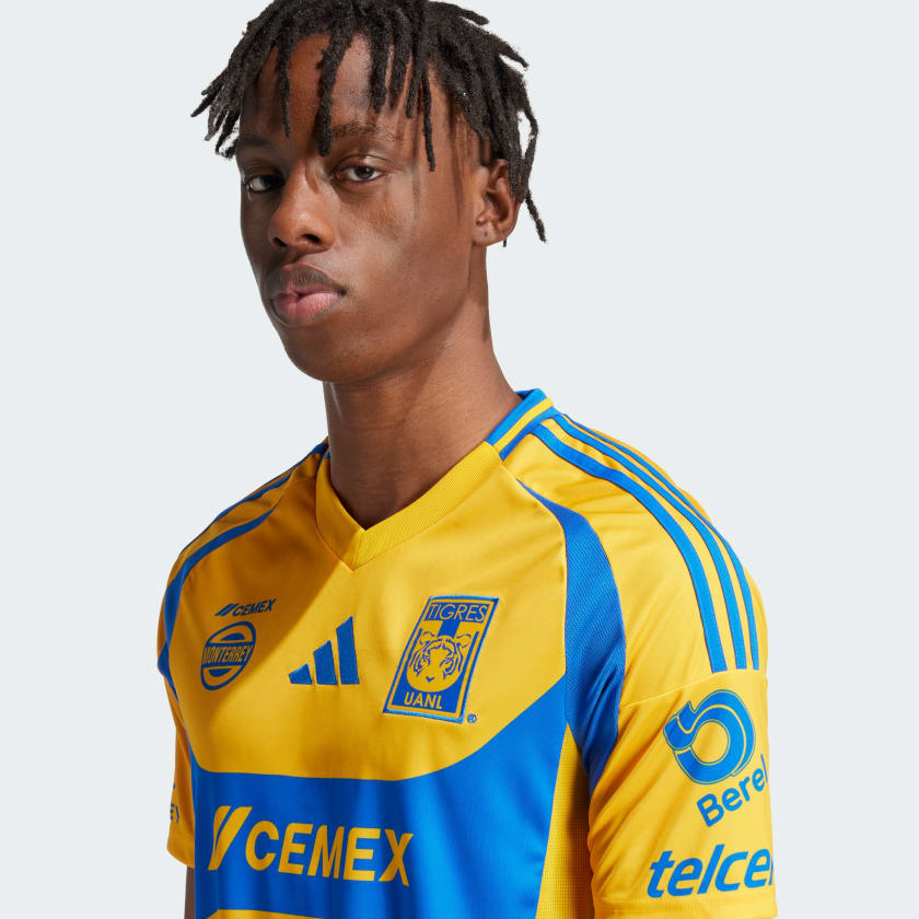 adidas Tigres UANL Men's Home Jersey 24/25 - IN4280-ADIDAS by adidas | Available at Niky's Sports