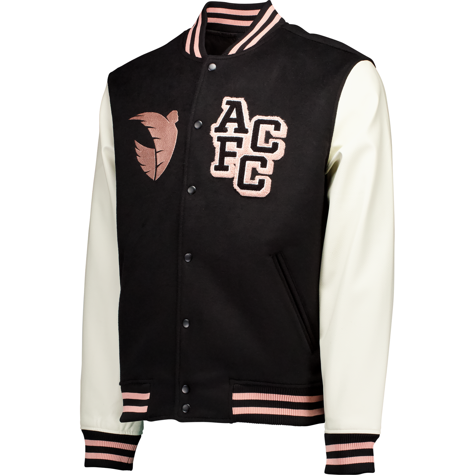 Sport Design Sweden Angel City FC Varsity Wool Jacket - OW3029-SPORT DESIGN SW by Sport Design Sw | Available at Niky's Sports