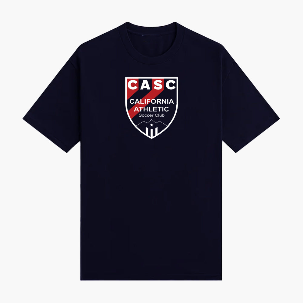 CASC Logo T-Shirt Navy Short Sleeve