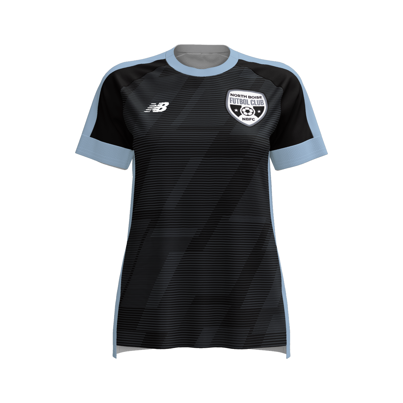 NEW BALANCE NORTH BOISE FC JERSEY - BLACK - REQUIRED -  by Niky's Sports | Available at Niky's Sports