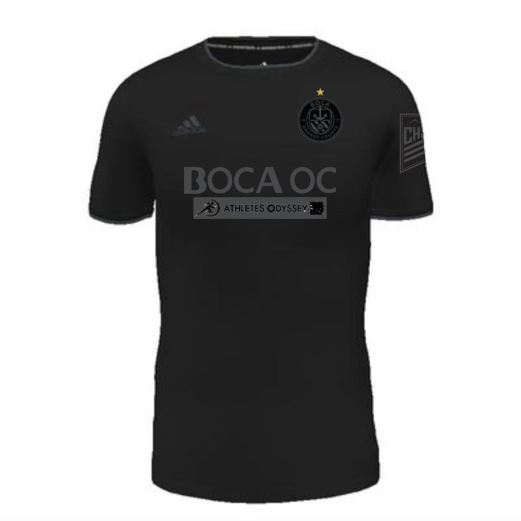 adidas Boca OC EA Custom Jersey - Black Out - BOCAOCCUSTOMJSY-ADIDAS by adidas | Available at Niky's Sports
