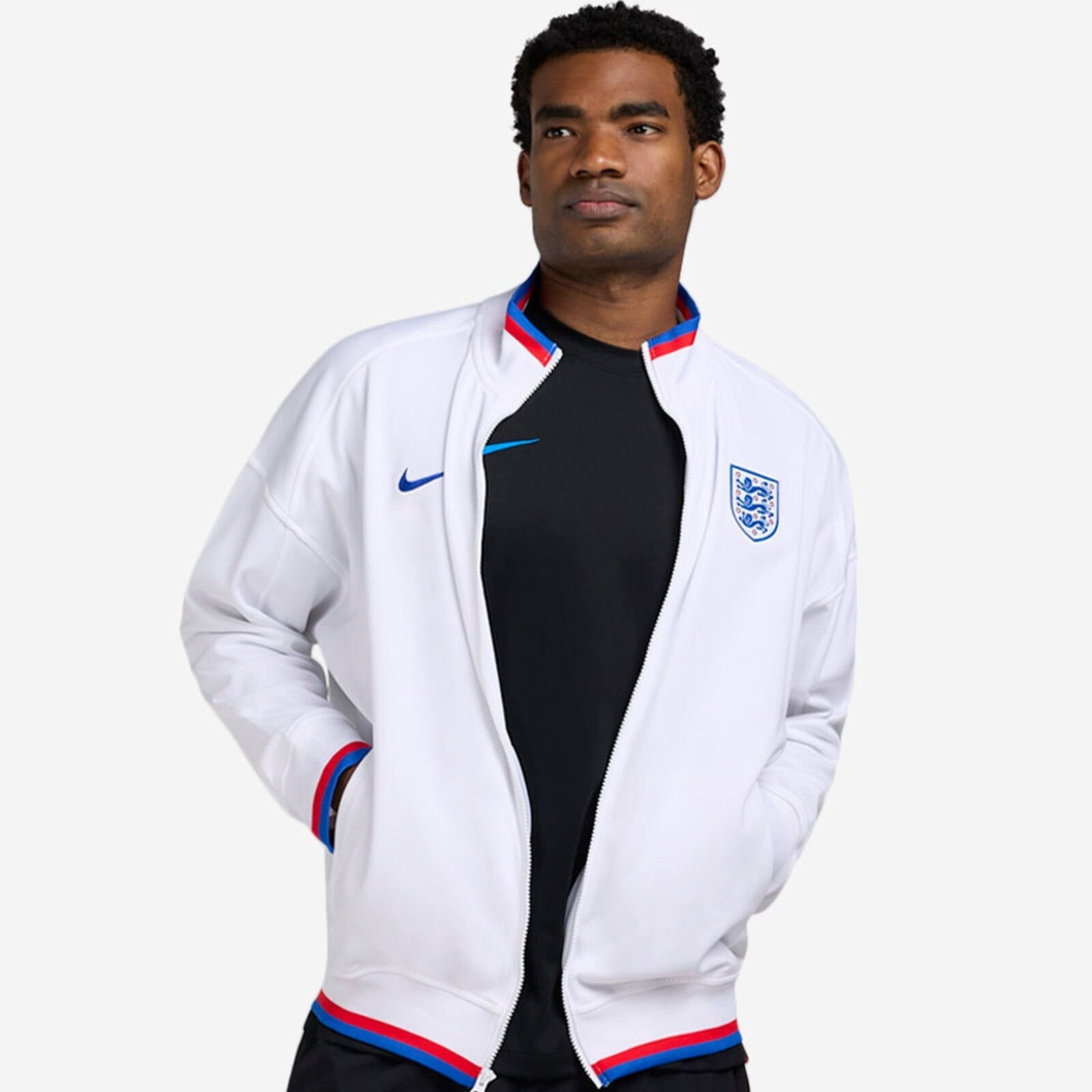 Nike England Academy Pro Men's Dri-FIT Soccer Anthem Jacket - FZ9389-100-NIKE by Nike | Available at Niky's Sports
