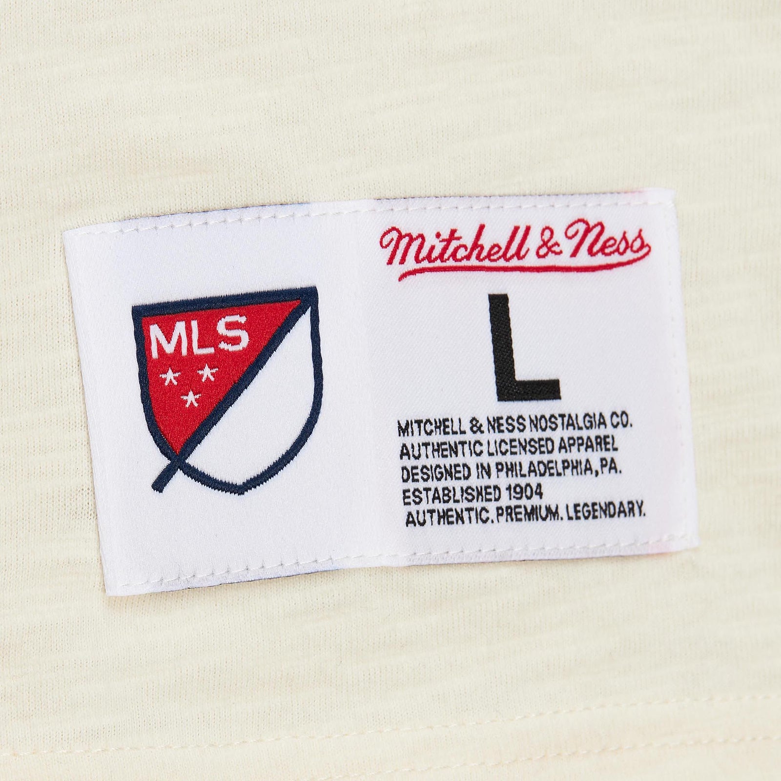 Mitchell and Ness LAFC Legendary Slub Long Sleeve Tee - TCRW7206-LAFYYPPPCRE-MITCHELL & NESS by Mitchell & Ness | Available at Niky's Sports