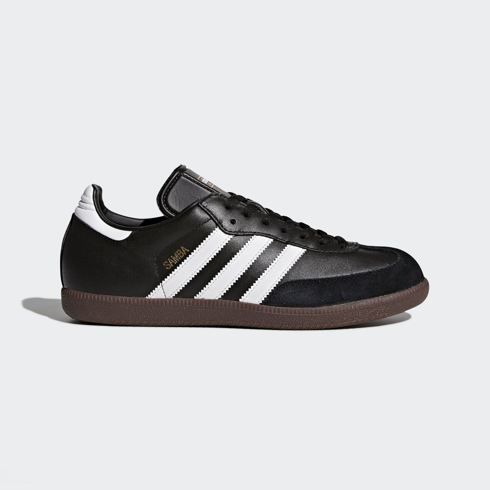 adidas Samba Leather Indoor Shoes Classic - Black/White - 019000-ADIDAS by Adidas | Available at Niky's Sports