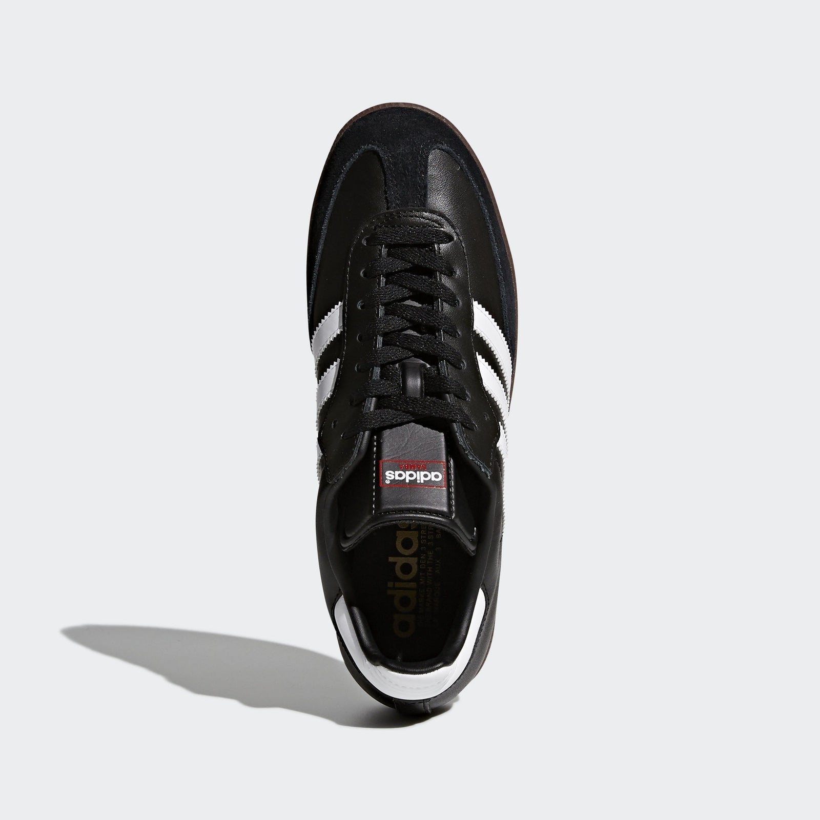 adidas Samba Leather Indoor Shoes Classic - Black/White - 019000-ADIDAS by Adidas | Available at Niky's Sports