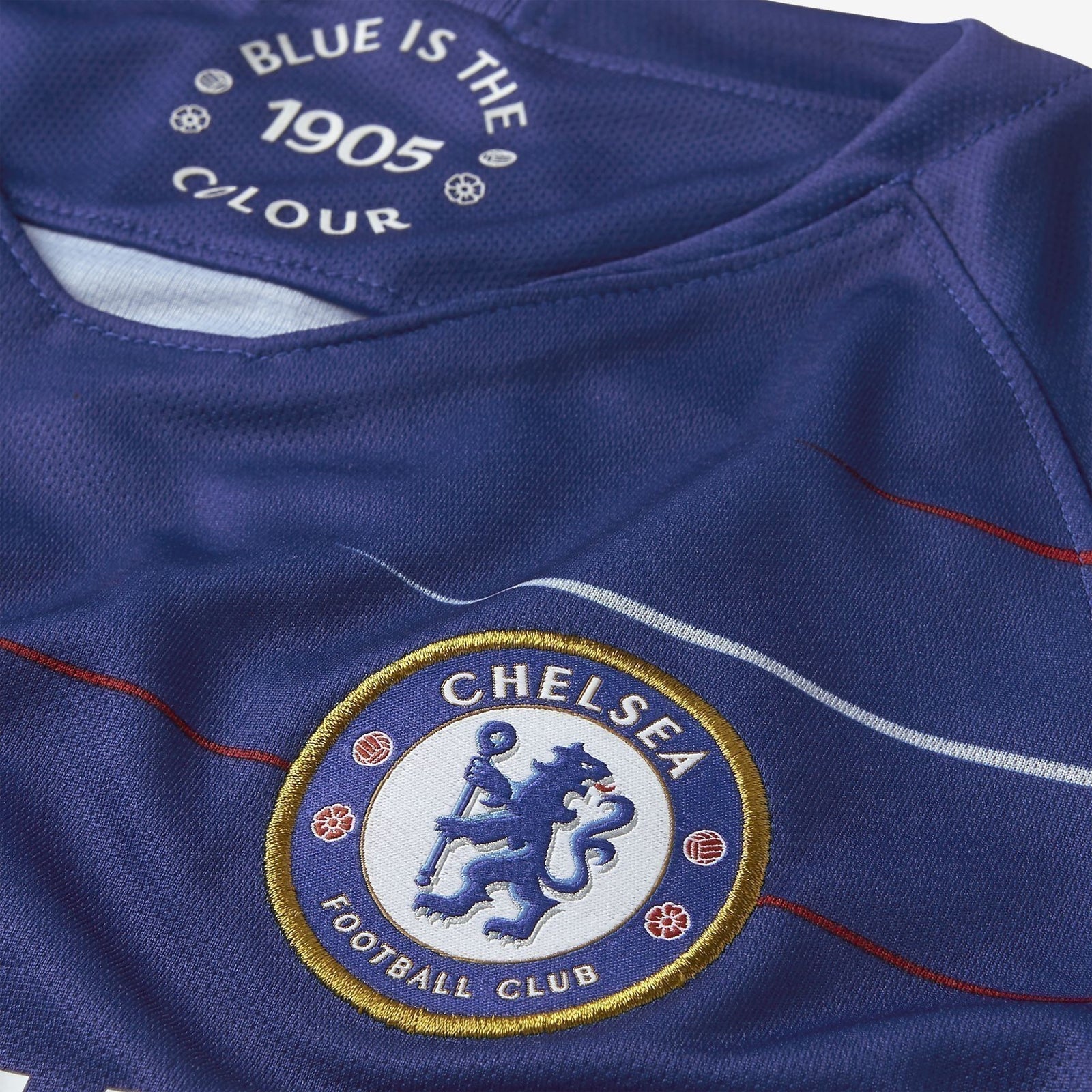 Kid's Chelsea FC Home Jersey 18/19 Soccer Jersey - Rush Blue/White - 919252-496-NIKE by Nike | Available at Niky's Sports
