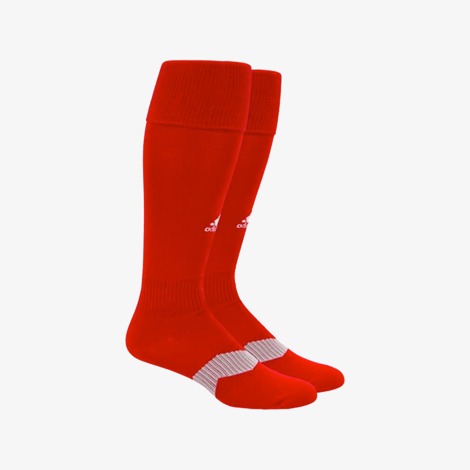 adidas Metro IV Soccer Socks Red - Small - 5137789B-ADIDAS by Adidas | Available at Niky's Sports