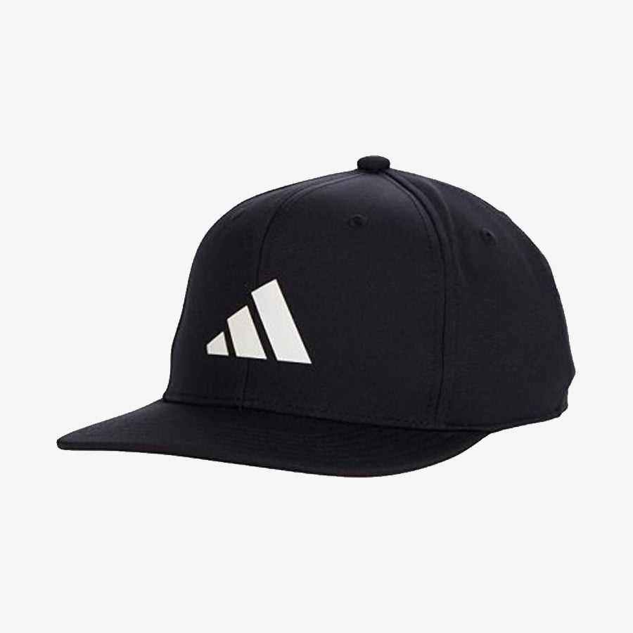 3-Bar Snapback - Black/White