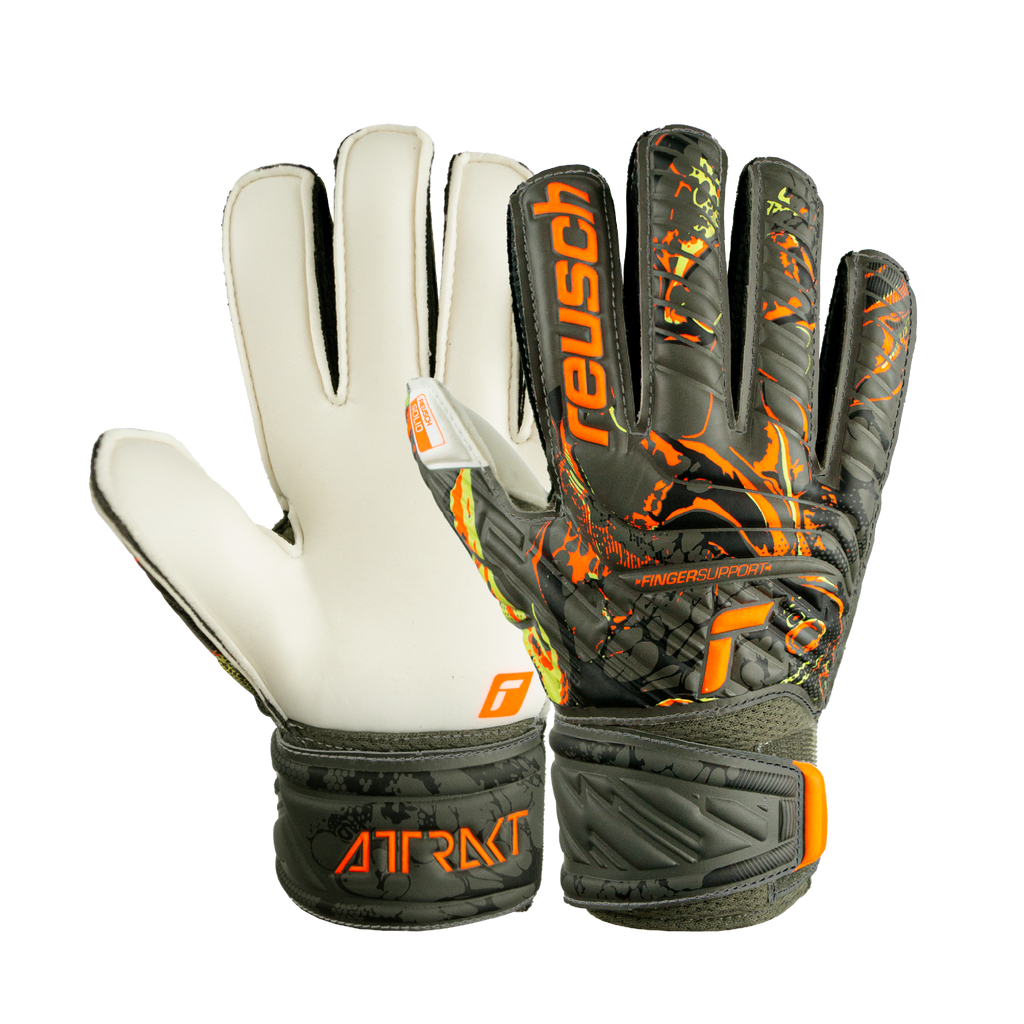 Attrakt Solid Finger Support Junior Goalkeeper Glove