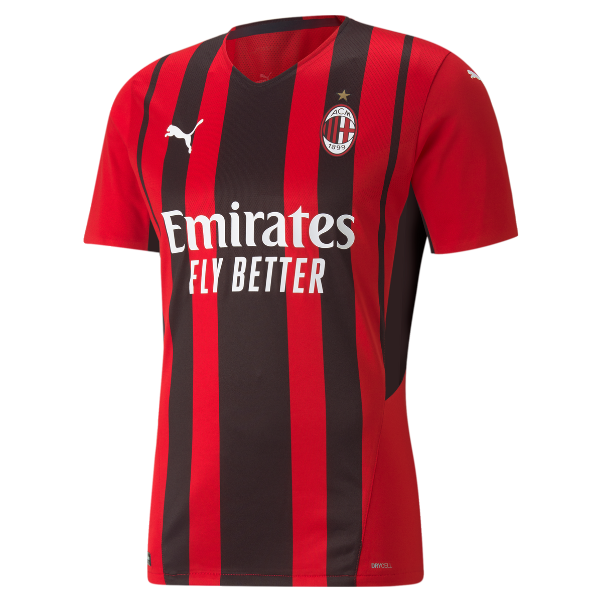 AC Milan Home Authentic Men's Soccer Jersey