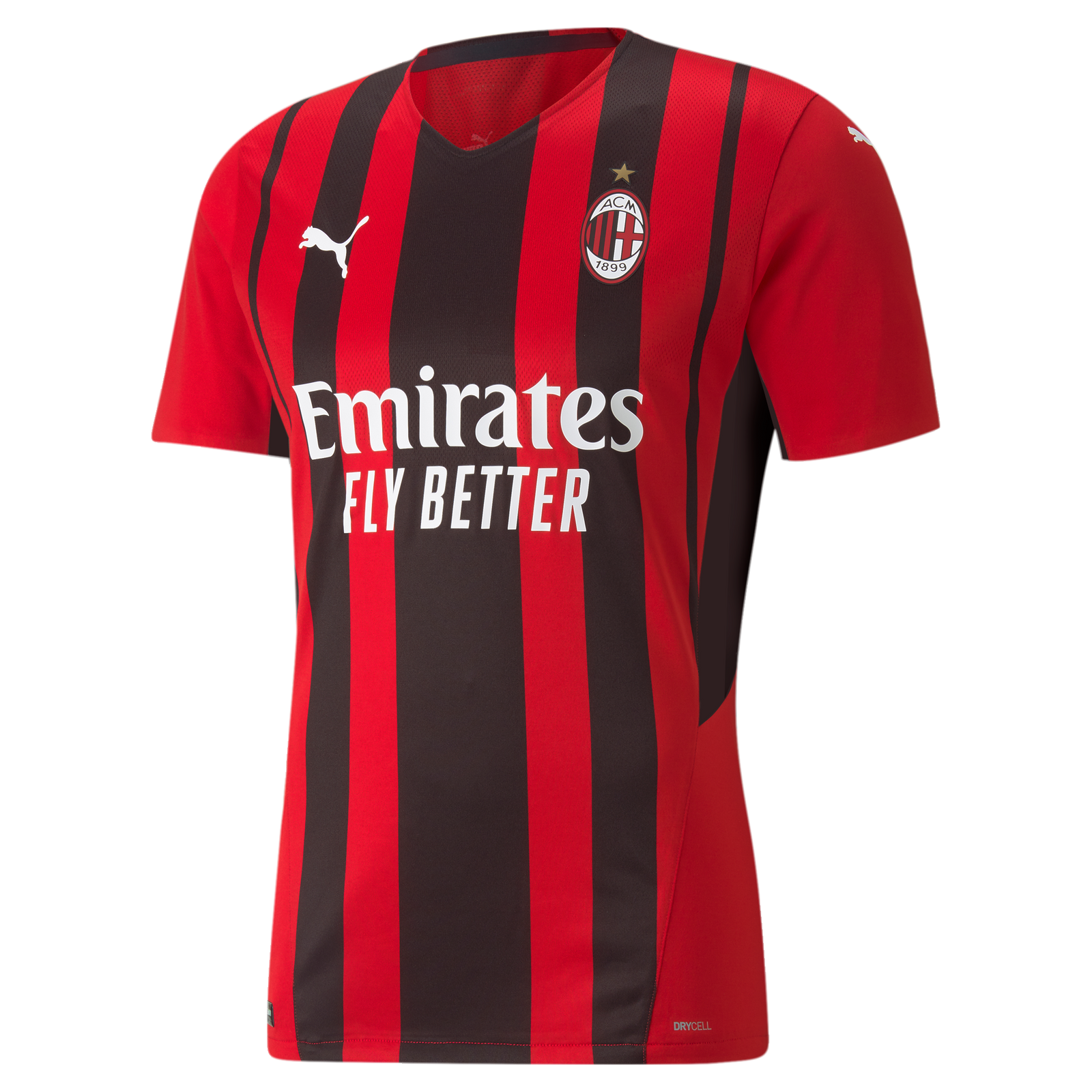 AC Milan Home Authentic Men's Soccer Jersey
