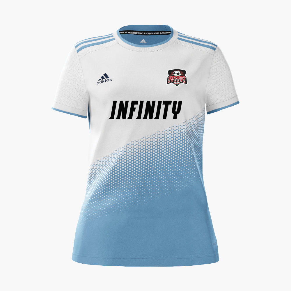 ADIDAS INFINITY GAME JERSEY WHITE/SKY *REQUIRED