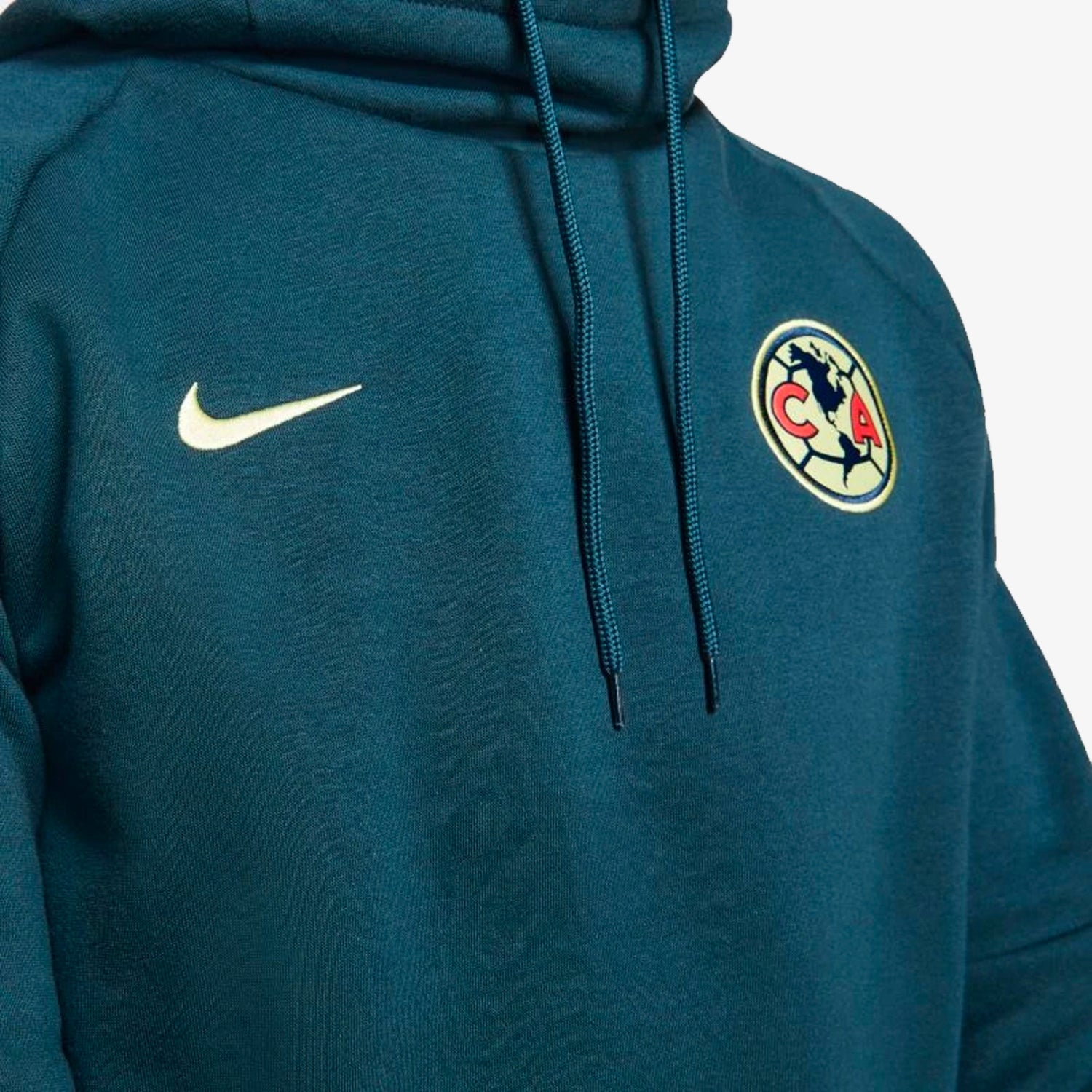 Club America Fleece Pullover Hoodie - AT4415-454-NIKE by Nike | Available at Niky's Sports