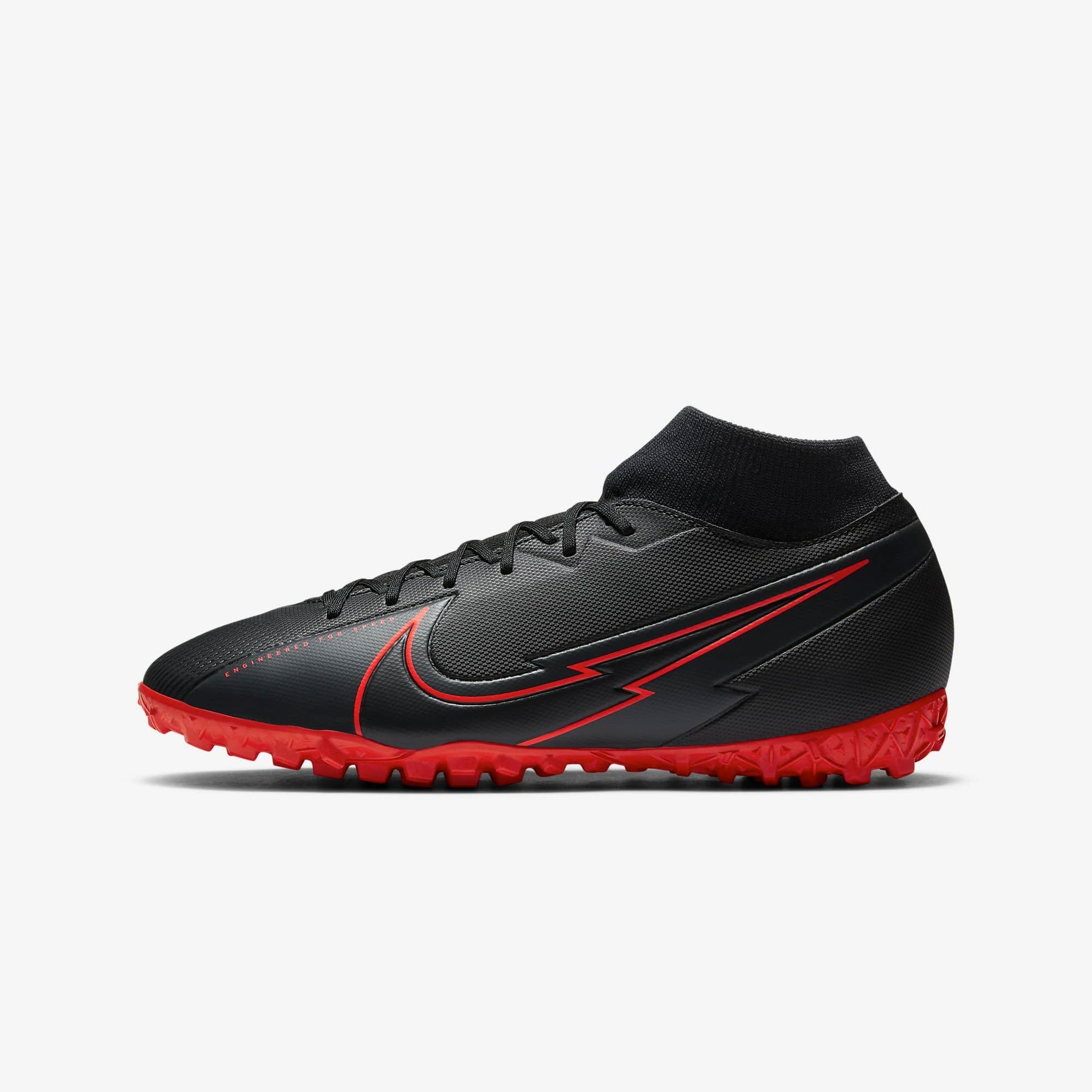 nike mercurial superfly 7 academy tf black