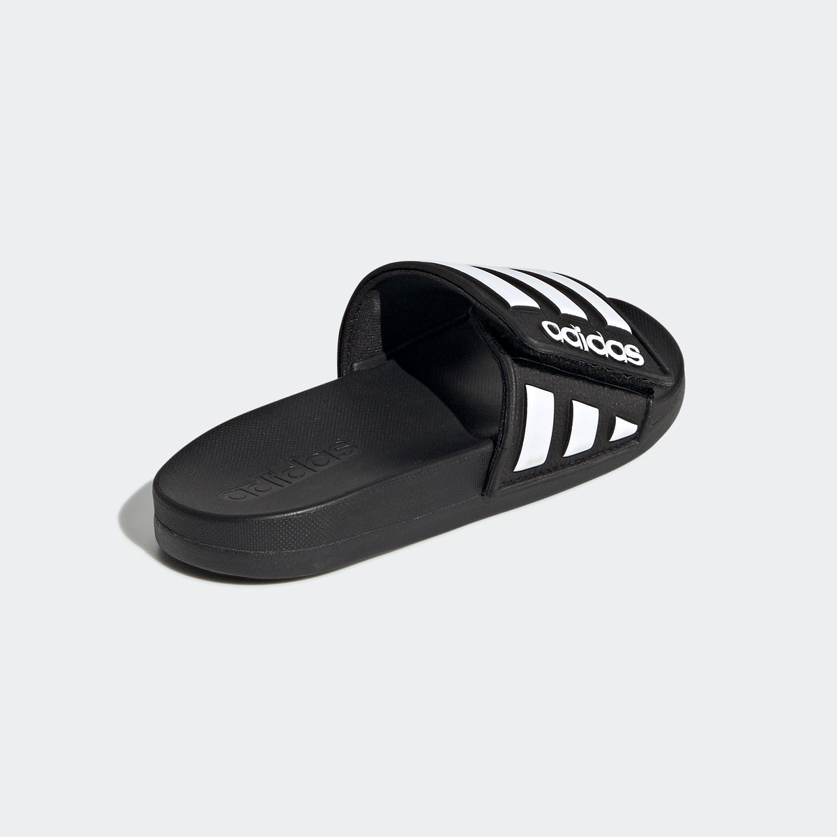 Adilette Comfort Adjustable Slides Kids - Core Black/Cloud White/Core Black - EG1879-ADIDAS by Adidas | Available at Niky's Sports