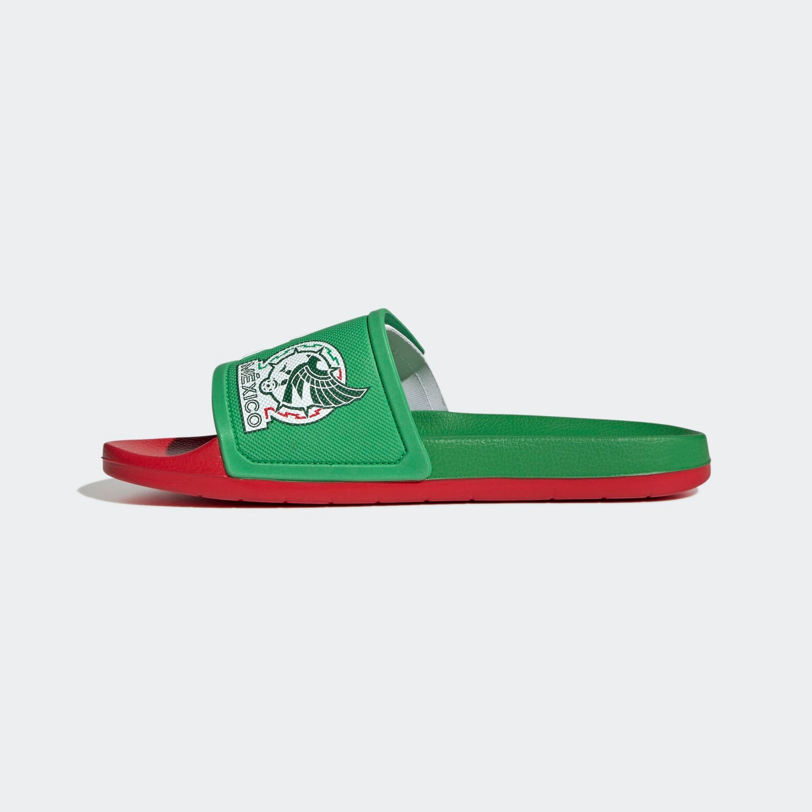 adidas Adilette Mexico Slide - GX9710-ADIDAS by adidas | Available at Niky's Sports